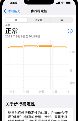 武宣iPhone手机维修如何在iPhone开启'步行稳定性通知'