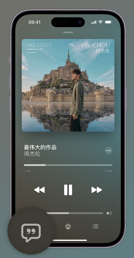 武宣iphone维修分享如何在iPhone上使用Apple Music全新唱歌功能 