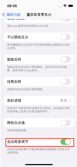 武宣苹果15维修店分享iPhone 15 Pro系列屏幕亮度 