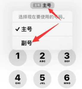 武宣苹果14维修店分享iPhone 14 Pro Max使用副卡打电话的方法 